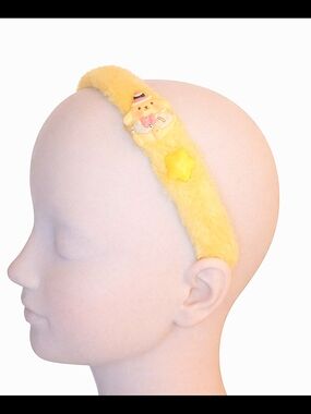 Pompompurin Plush Headband Yellow Fuzzy Character Kawaii Hair Accessory NWT